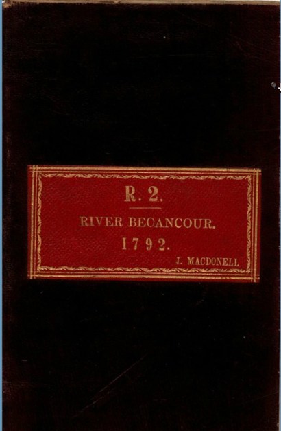 BANQ - E21,S60,SS2,P2 - Carnet rivière Bécancour J. MacDonnel